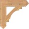 Ekena Millwork Merced Arts & Crafts Smooth Bracket, Western Red Cedar, 5 1/2"W x 26"D x 26"H BKT06X26X26MRC03SWR - alternate 3